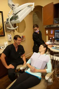 Juban Cowen Dental Care patient at an appointment
